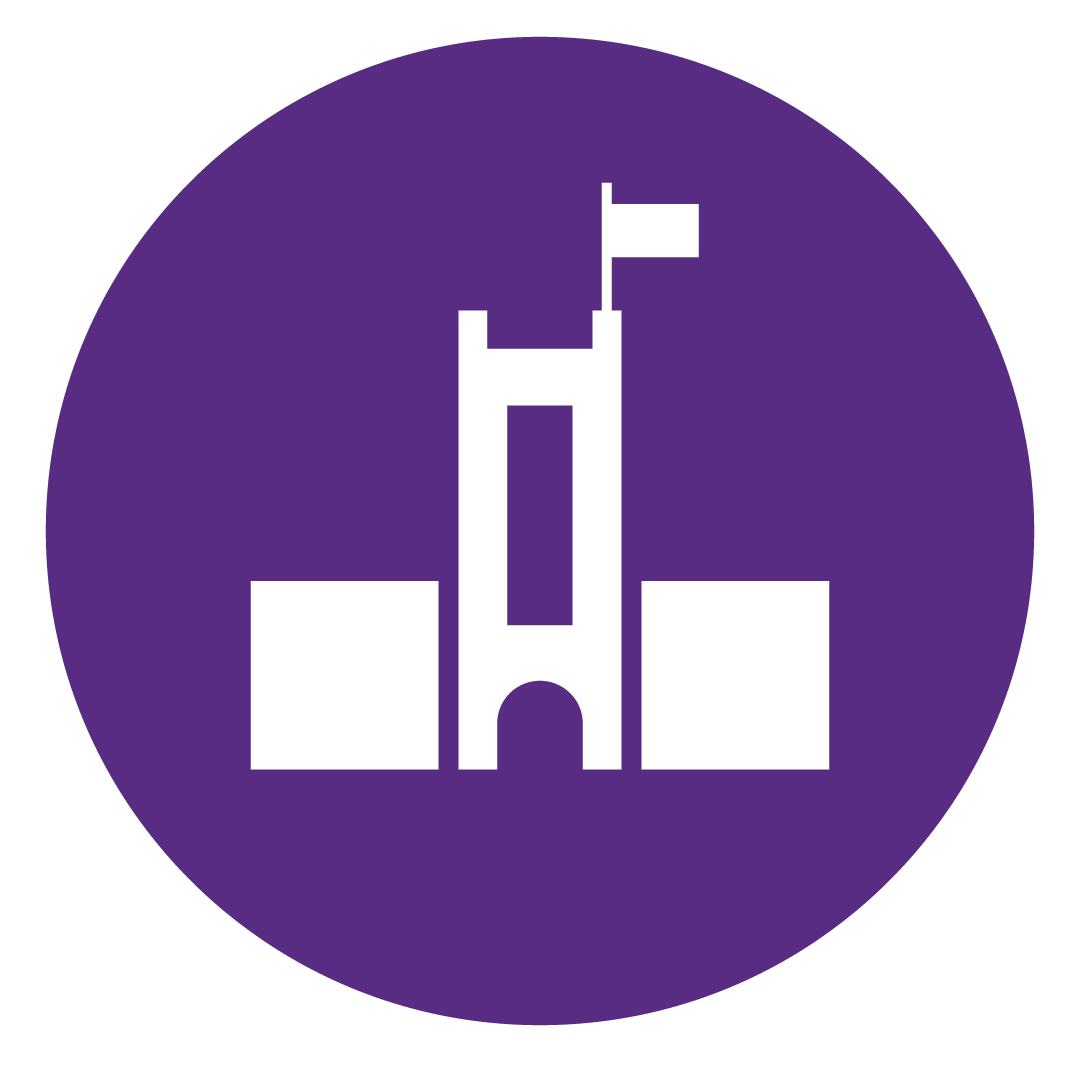 Campus Life Logo - Purple