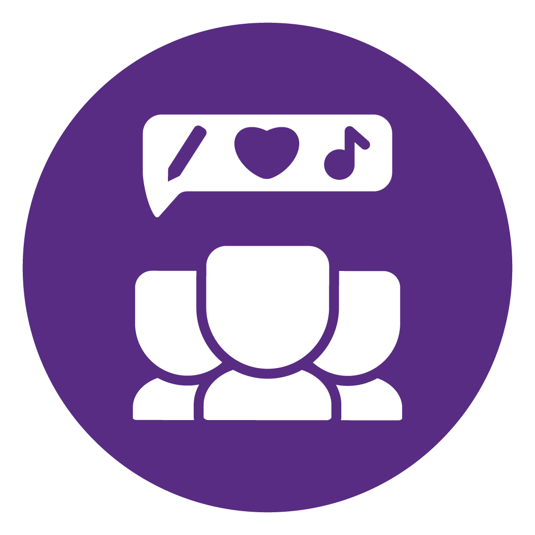 Clubs Logo - Purple